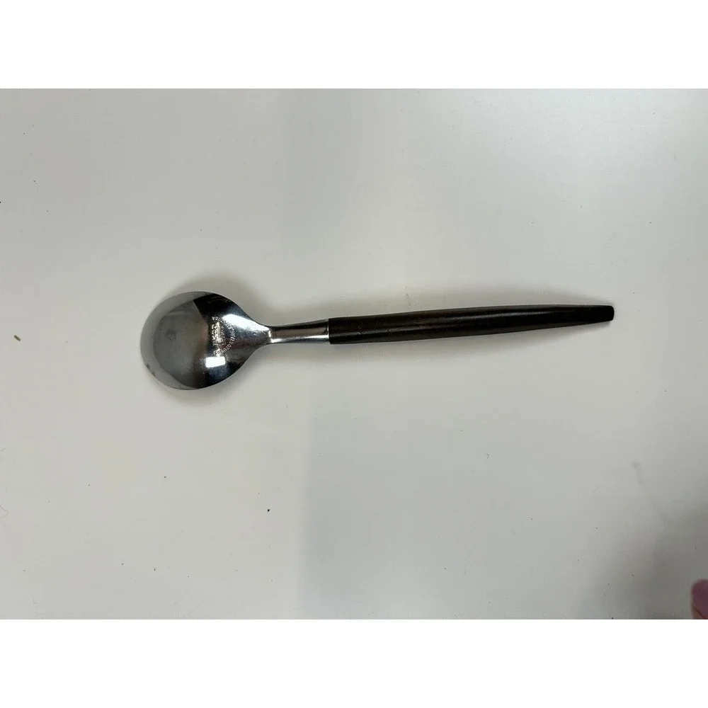 Ecko Eterna Wood Handled Spoon Mid Century Modern